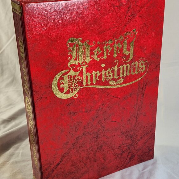 World Bazaar Musical Wooden Book Box Here Comes Santa Claus w/ Puppets see Video - Picture 6 of 13